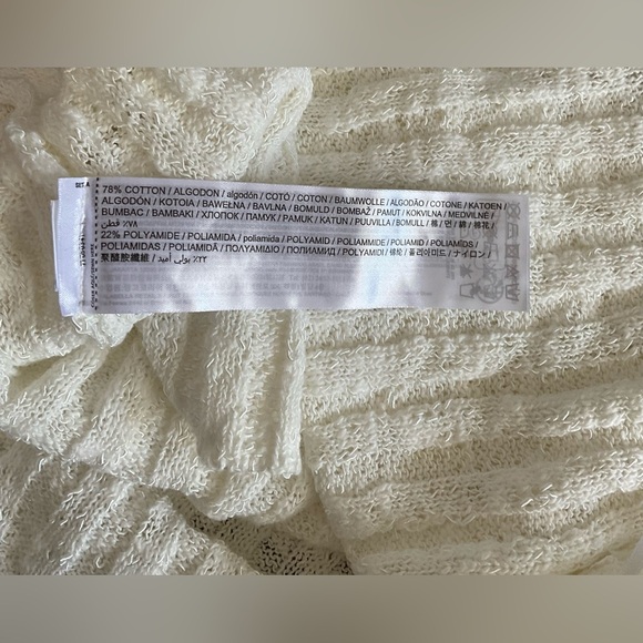 Mango Cream Fitted Tank Top with Scoop Neck(NWOT) - Picture 5 of 5